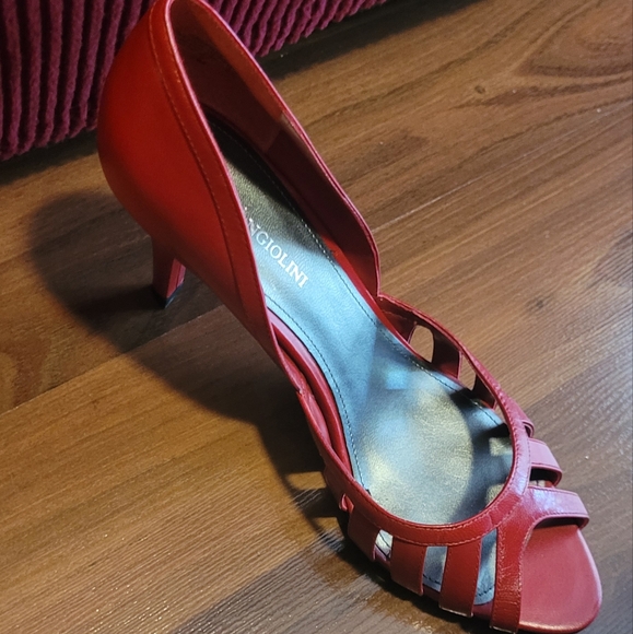 Enzo Angiolini red woman's shoes gently used - Picture 2 of 3